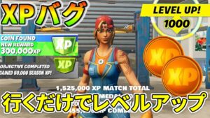 あるNPCのいる場所に行くとレベルが上がるバグが発生中 【フォートナイト】レベル上げ　小技　経験値稼ぎ