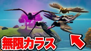 ミシックカラスが無限に湧くバグがヤバすぎるｗｗｗ【フォートナイト】