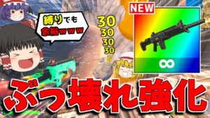 【フォートナイト】チート強化した新アサルトで縛りをしてみた結果ｗｗｗ【ゆっくり実況/Fortnite】猛者になりたいゆっくり達