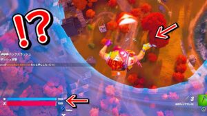 空中で「落下死する」ヤバすぎるバグに遭遇したおれんじ君ｗｗｗｗ【フォートナイト】