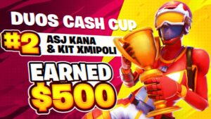 デュオキャッシュ予選6位！決勝2位！($500)Highlight👑【フォートナイト/ FORTNITE】