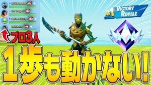【神回】味方がプロならアンリアル帯でも「１歩も動かず」にビクロイできる!?【フォートナイト/Fortnite】