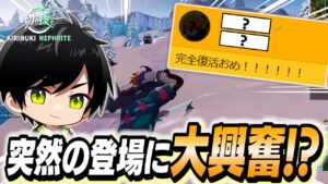 コラボもした大人気フォトナ実況者から復活のお祝いを受けるネフライト!!!【切り抜き/ネフライト/フォートナイト】