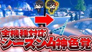 安置が超見える！シーズン4の神色覚設定は〇〇です😳【フォートナイト豆知識 解説 小技】【Vtuber】