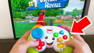 赤ちゃん用コントローラーで遊んだらチートすぎた...【フォートナイト / Fortnite】