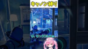 キャノンだけで何キルできるかチャレンジ！【フォートナイト/ゆっくり実況/Fortnite/ネオンch】 #shorts
