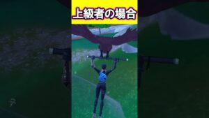 プレゼントボックスを使う時の違い～初心者VS上級者～【フォートナイト/Fortnite】【ゆっくり実況】#shorts