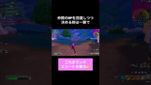 仲間は大切！決める時は一瞬で！ #フォートナイト #2023 #ゲーム実況 #fortnite #epic #リヮマル