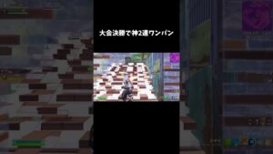 デュオキャッシュ決勝で神ワンパン【フォートナイト/FORTNITE】