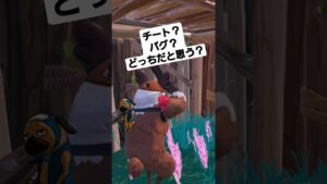 チート？バグ？に遭遇したガフ #fortnite #ショート #フォートナイト #ガフ #shorts