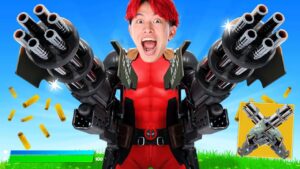 無限に打てるダブルミニガンがヤバすぎた...【フォートナイト】