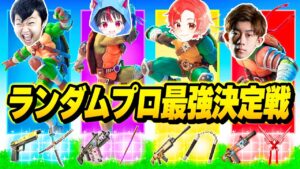 【新年】プロゲーマーたちと『ランダムスキンチャレンジ』で”ソロ最強決定戦”したらマジでヤバすぎたｗｗｗ【フォートナイト】