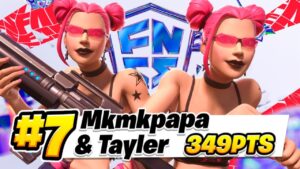 🏆FNCSの準決勝で7位！！🏆 w/ @Taylerfnbr | mkmkpapa【フォートナイト/Fortnite】