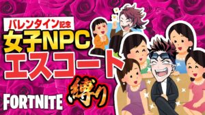 【縛りフォトナ】女子NPCを守り抜け💖"THE 男子力"バトル「エスコート縛り」【たいあわ】