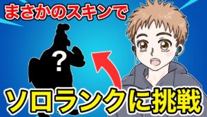 ○○なスキンでソロランクをプレイしてみた結果【フォートナイト】