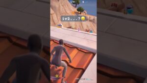 奇跡の1v2だと思ったのに...w#フォートナイト #フォトナ #fortnite #ゼロビルド