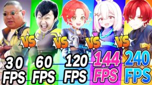 【ラグすぎ】フォトナ実況者たちとランダムで『FPS』を変えて”ソロ最強決定戦”したら過去一難しすぎたｗｗｗ【フォートナイト】