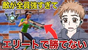 え？今シーズンエリート帯強すぎん？【フォートナイト】