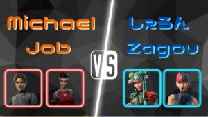 Michael選手 Job選手 vs しぇろん選手 Zagou選手【フォートナイト大会切り抜き】
