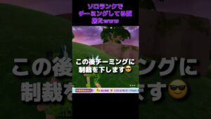 ソロランクでチーミングしてる奴いたwww #fortnite #フォートナイト #shorts #チーミング